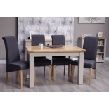 Diamond Grey Painted Small Extending Dining Table